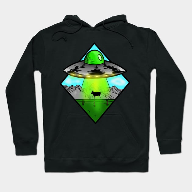 UFO Hoodie by Connerhannonart